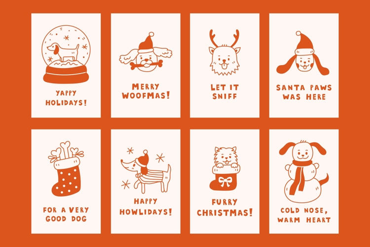 Dog Christmas Posters