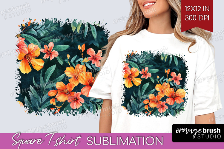 Floral Background Png Image 7