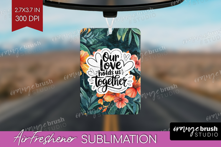 Family Quote Air Freshener PNG - Summer Flowers PNG