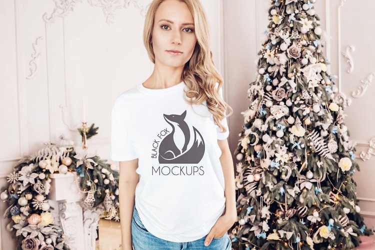 White Tshirt Mockup Image 5