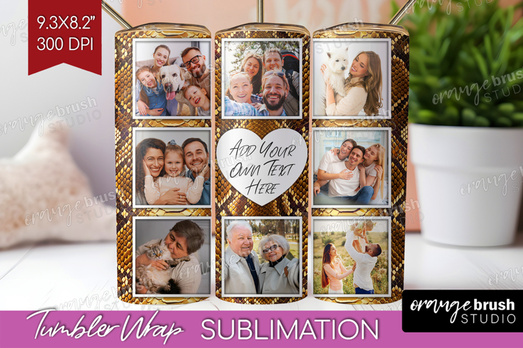 Animal Print Photo Tumbler PNG - Wild Animal Picture Tumbler