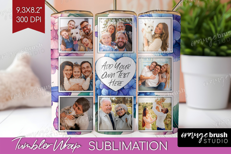 Floral Photo Tumbler PNG - Sping Flowers Picture Tumbler