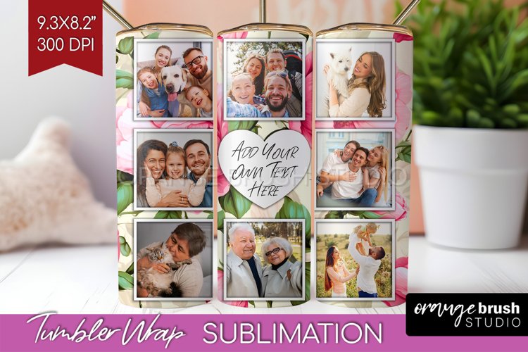 Spring Photo Tumbler PNG - Flowers Picture Tumbler Wrap