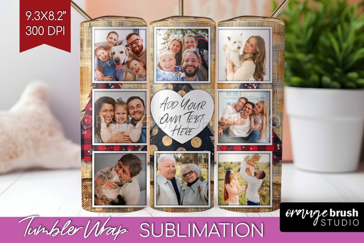 Christmas Photo Tumbler PNG - Christmas Tree Picture Tumbler