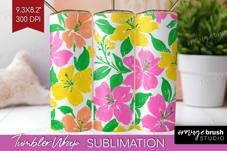 Abstract Fruit Tumbler Wrap - Tutti Frutti Tumbler PNG