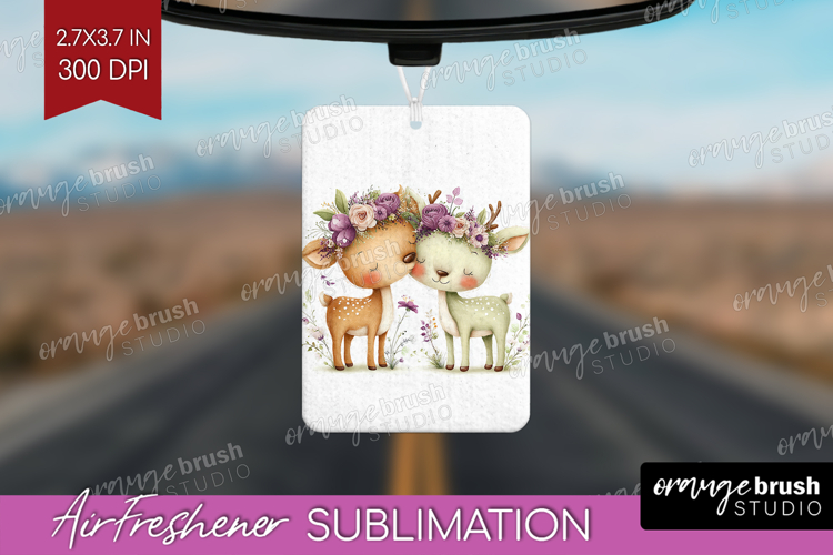 Couple Animals Air Freshener PNG - Valentines Day PNG