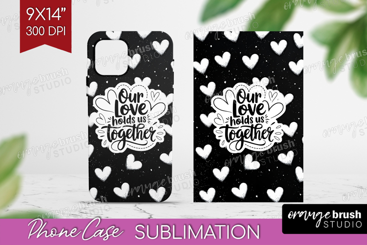 Family Quote Phone Case PNG - Heart Case PNG Sublimation