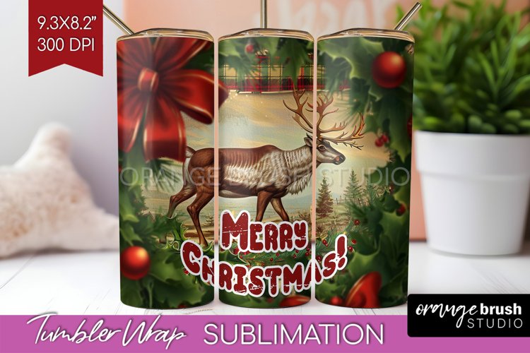 Christmas Tumbler Wrap