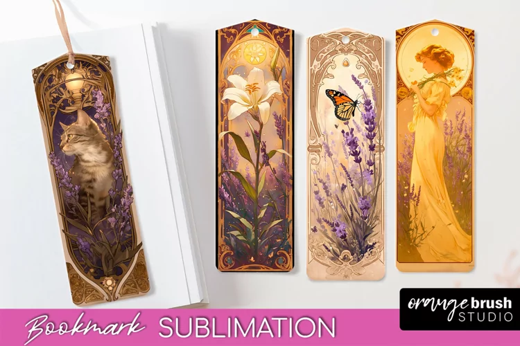 Vintage Scrapbook Bookmark Sublimation - Ephemera Bookmarks