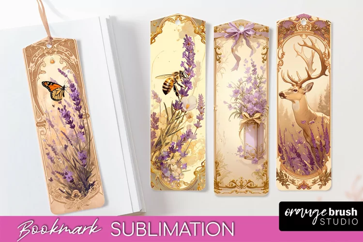 Vintage Scrapbook Bookmark Sublimation - Ephemera Bookmarks
