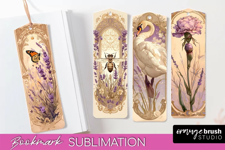 Vintage Scrapbook Bookmark Sublimation - Ephemera Bookmarks
