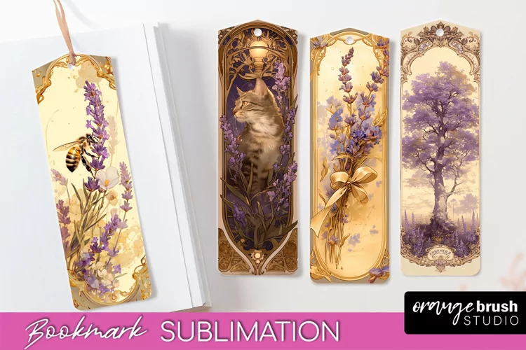 Vintage Scrapbook Bookmark Sublimation - Ephemera Bookmarks