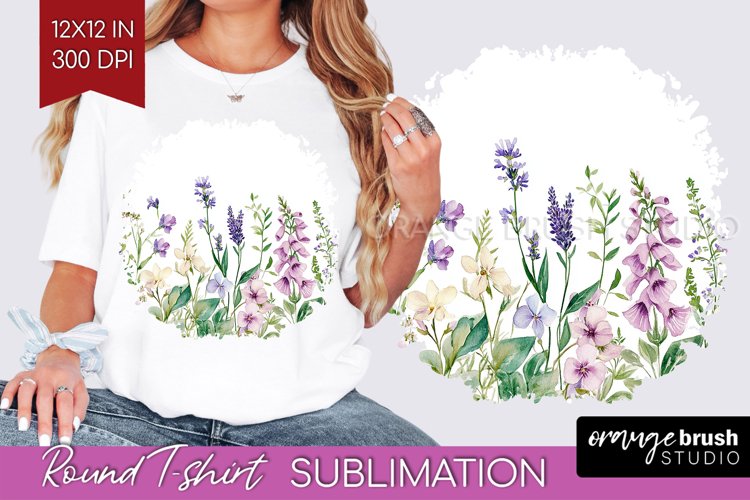 Watercolor Flowers Png Image 11