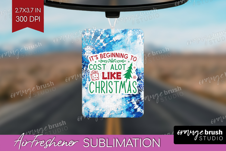 Funny Christmas Quote Air Freshener PNG - Tie Dye PNG