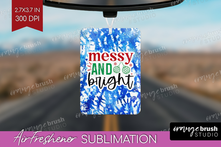 Funny Christmas Quote Air Freshener PNG - Tie Dye PNG