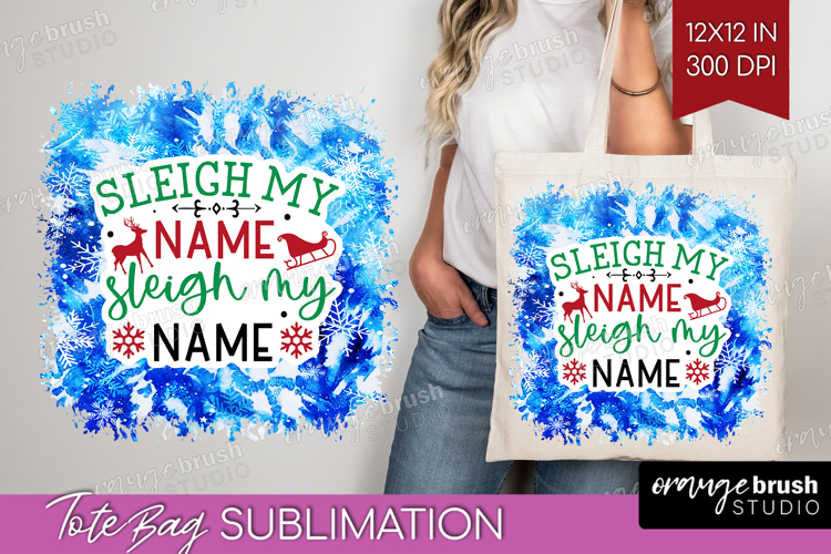 Funny Christmas Quote Tote Bag - Tie Dye Tote Bag PNG