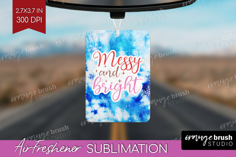 Funny Christmas Quote Air Freshener PNG - Tie Dye PNG