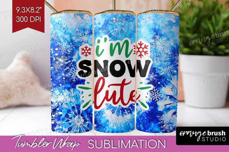 Funny Christmas Quote Tumbler Wrap - Tie Dye Tumbler PNG
