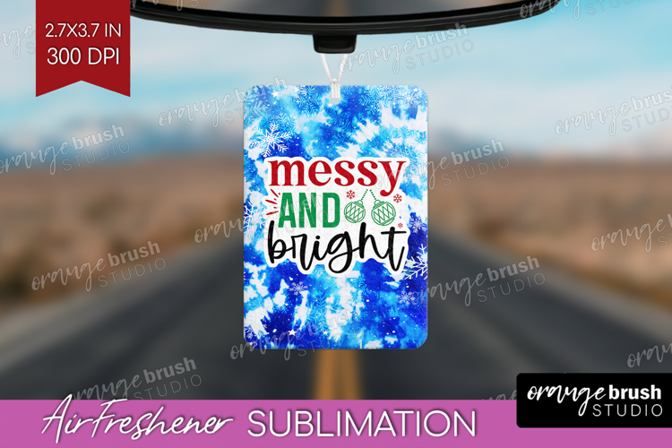 Funny Christmas Quote Air Freshener PNG - Tie Dye PNG