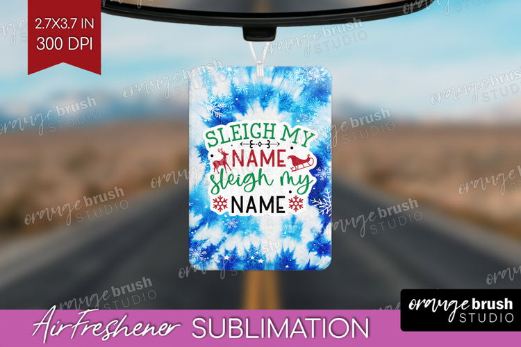Funny Christmas Quote Air Freshener PNG - Tie Dye PNG