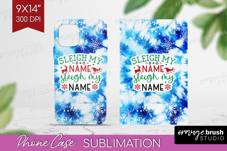 Funny Christmas Quote Phone Case PNG - Tie Dye Case PNG