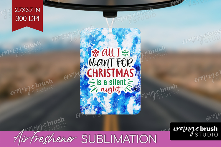 Funny Christmas Quote Air Freshener PNG - Tie Dye PNG