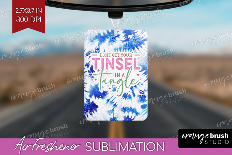 Funny Christmas Quote Air Freshener PNG - Tie Dye PNG