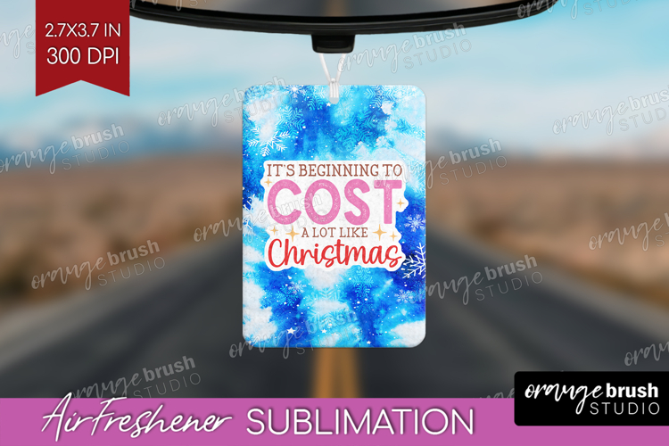 Funny Christmas Quote Air Freshener PNG - Tie Dye PNG