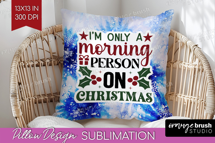 Sarcastic Christmas Quote Pillow Sublimation - Winter Tie