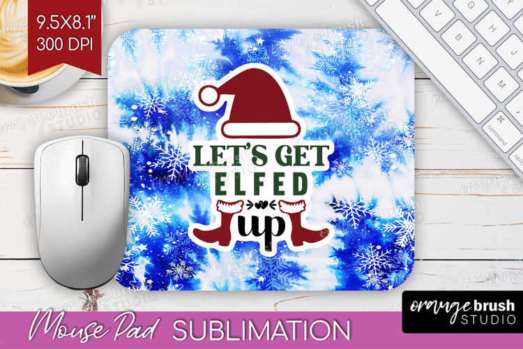 Sarcastic Christmas Quote Mouse Pad Sublimation - Winter Tie