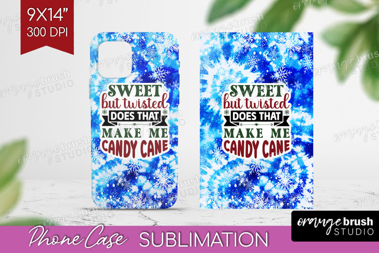 Sarcastic Christmas Quote Phone Case PNG - Winter Tie Dye