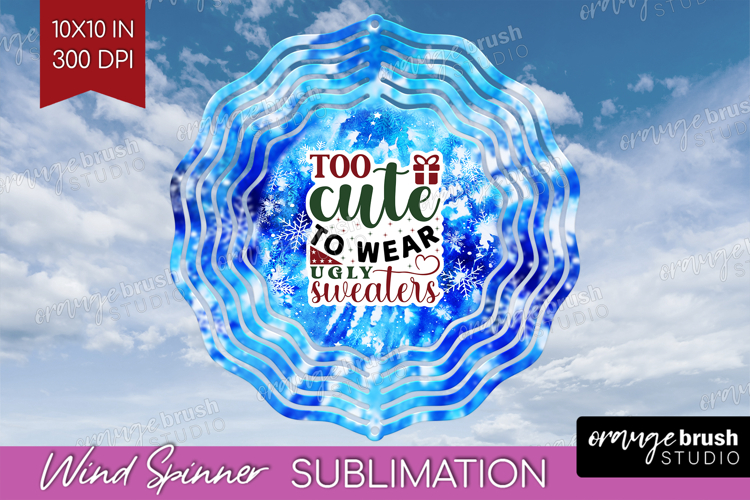 Sarcastic Christmas Quote Wind Spinner Sublimation PNG - Tie