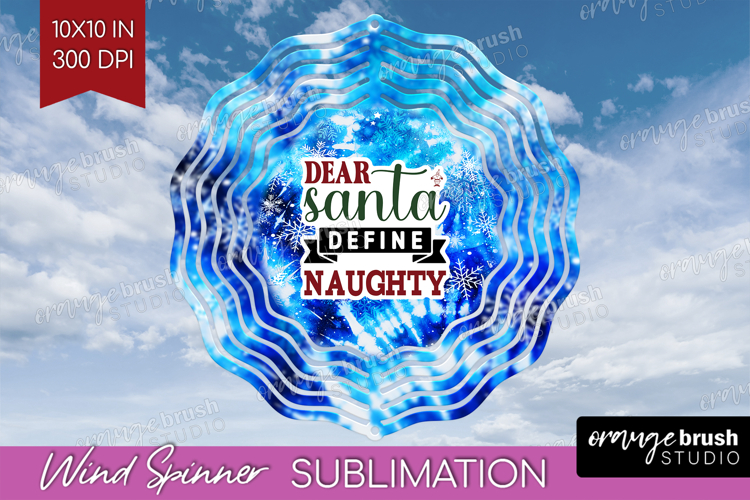 Sarcastic Christmas Quote Wind Spinner Sublimation PNG - Tie