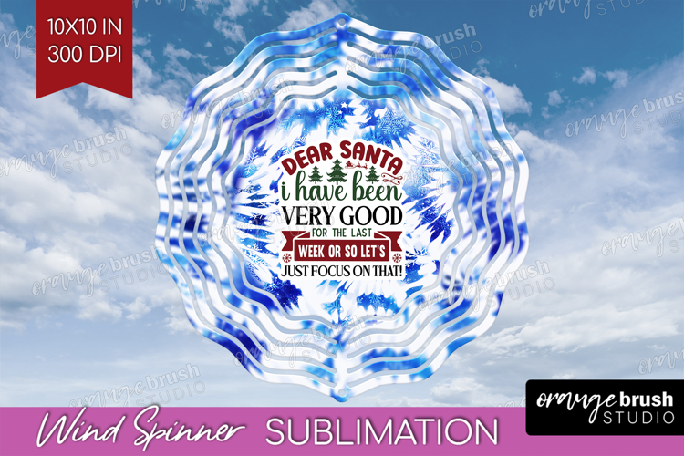 Sarcastic Christmas Quote Wind Spinner Sublimation PNG - Tie