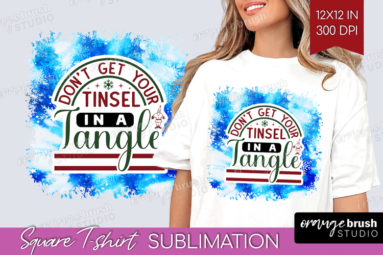 Sarcastic Christmas Quote Square Tshirt Background - Winter