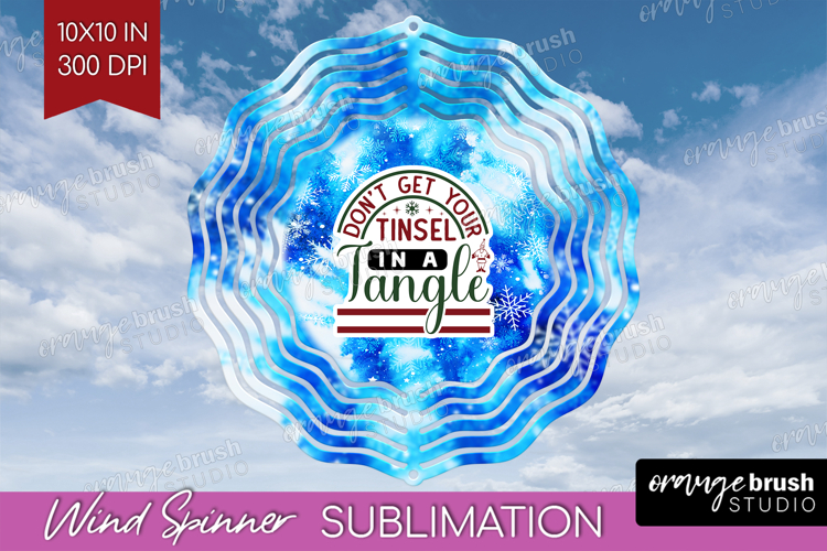 Sarcastic Christmas Quote Wind Spinner Sublimation PNG - Tie
