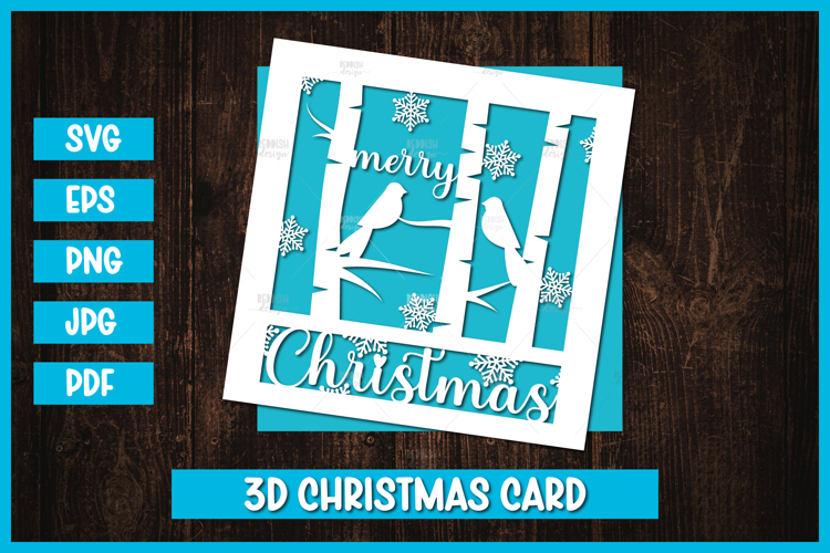 Christmas Shadow Box Svg Image 12