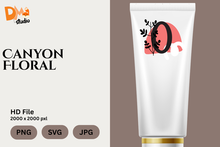 Canyon Floral Monogram