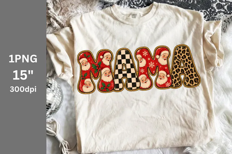 Christmas PNG, Winter PNG, Christmas Mama PNG