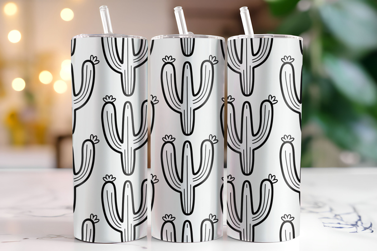 Cactus Tumbler Wrap | Sublimation | Tumblers