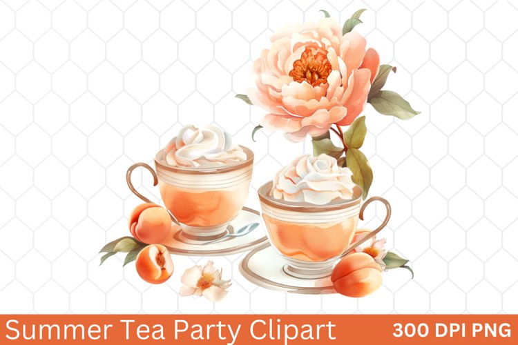 Summer Tea Party Clipart