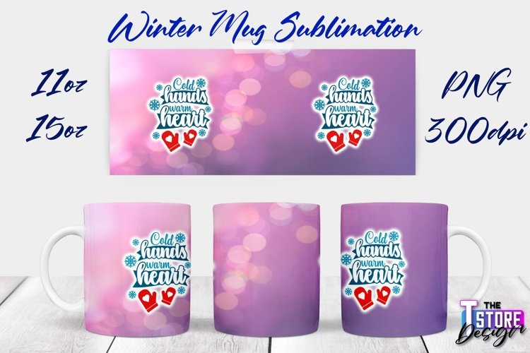 Winter Mug Sublimation | Winter 11 oz |15 oz Mug Sublimation example image 1