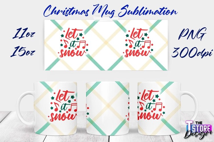 Christmas Mug Sublimation|Winter 11 oz|15 oz Mug Sublimation
