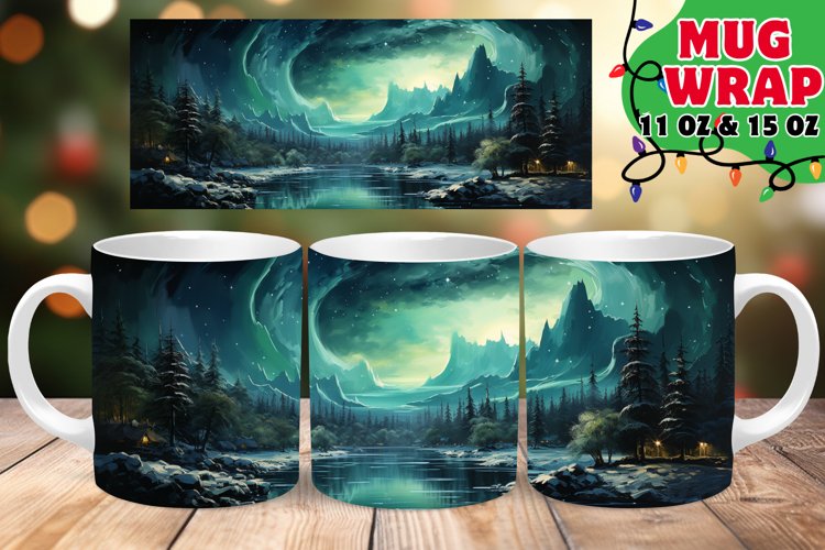 Winter Landscape Noel Charm Mug 11oz 15oz