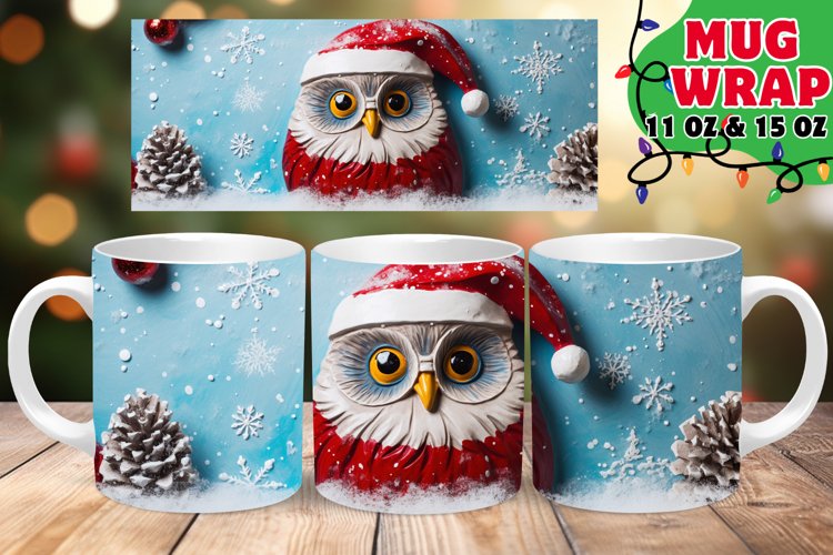 3D Christmas Winter Dream Mug, 11oz & 15oz example image 1