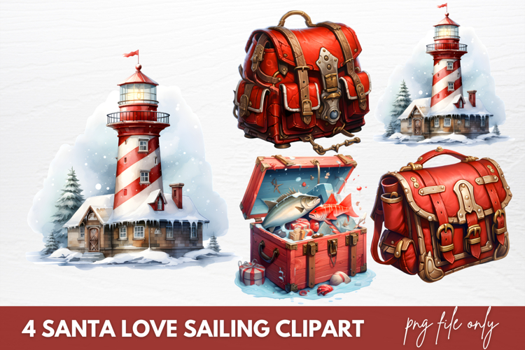 Santa Christmas Clipart Image 17
