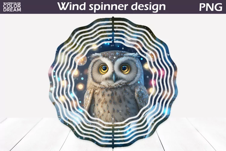 Owl Wind Spinner | Christmas Owl Wind Spinner