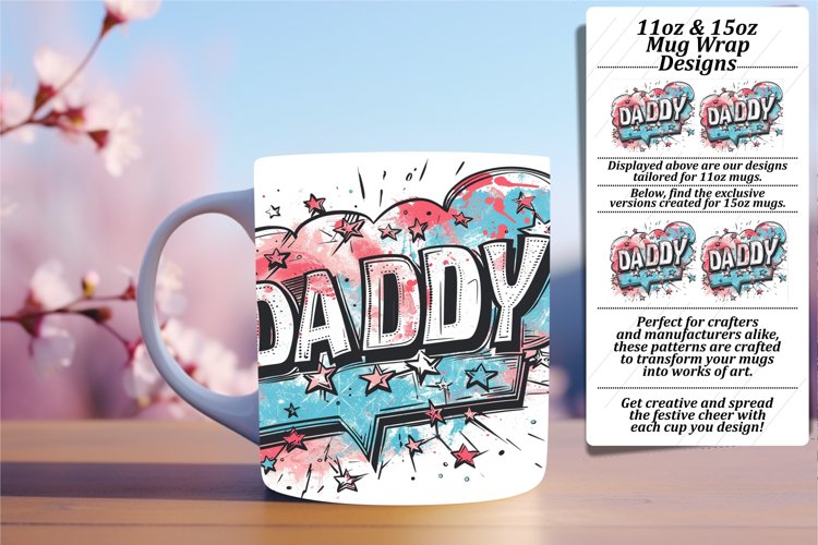 Heartfelt Dad Mug Sublimation example image 1