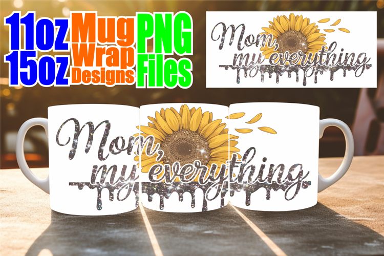 Radiant evenings sublimation print wrap, Mother's Day