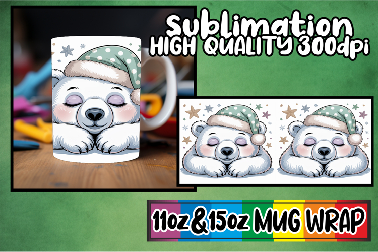 Blissful sunsets 11oz 15oz sublimation wrap, Cute Christmas